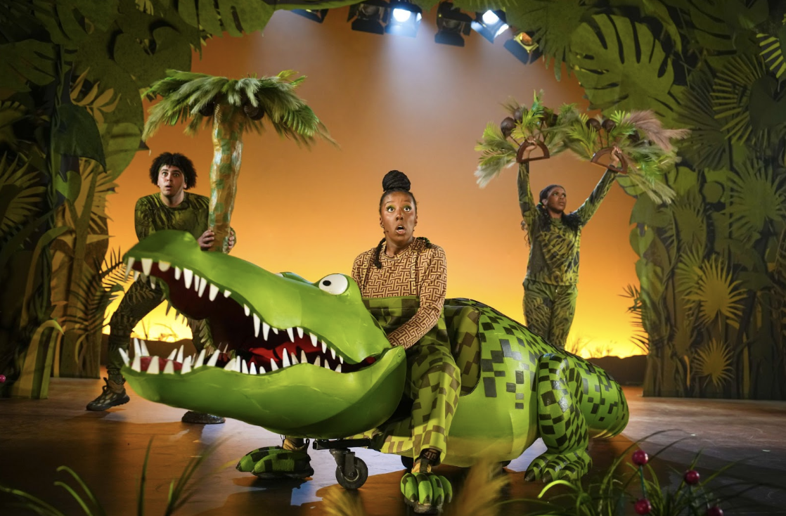 Beware of crocodiles. Taya Ming’s Enormous Crocodile has big teeth and an even bigger appetite for mischief. 