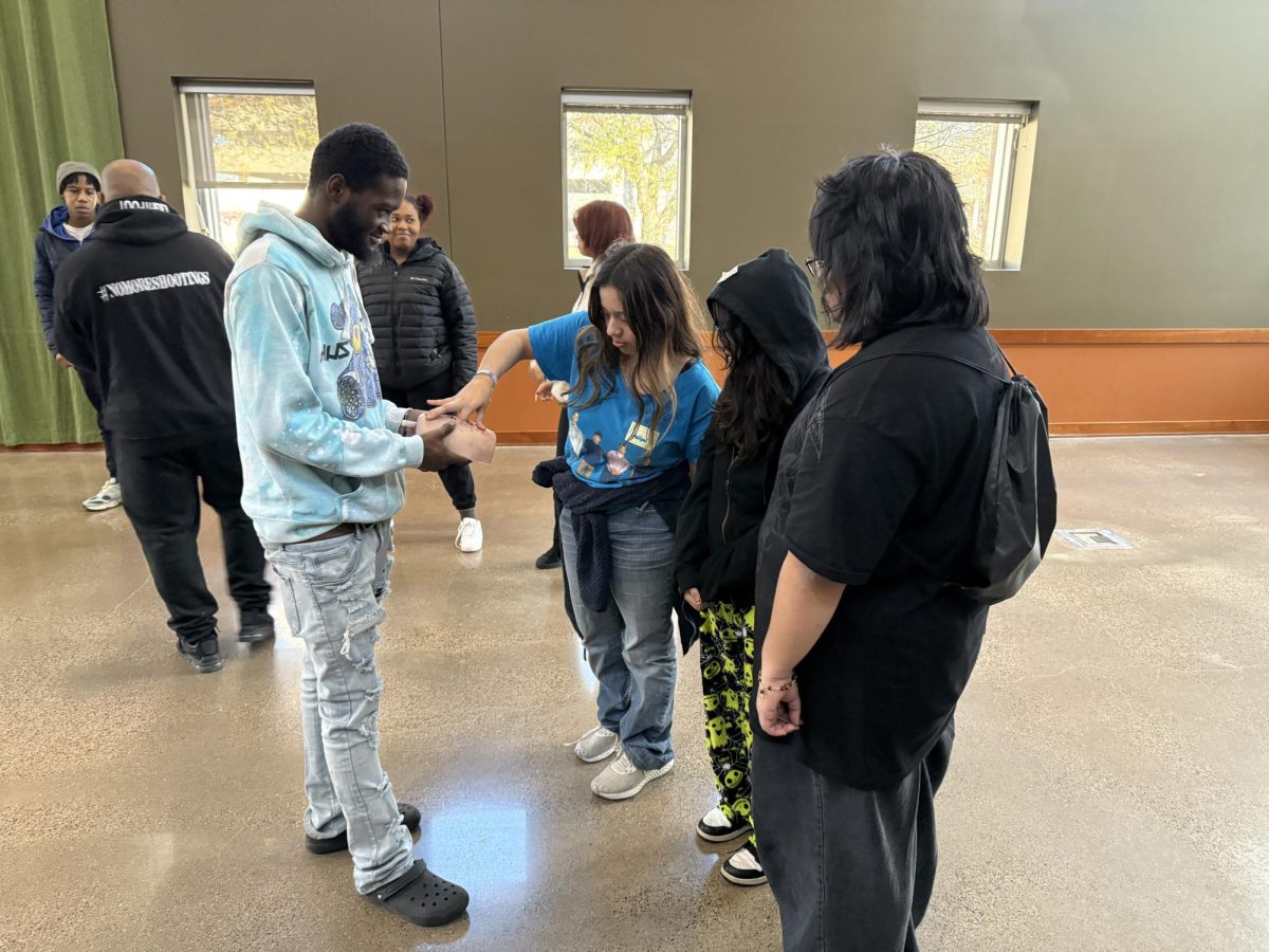 Youth got to feel what a gunshot or knife wound feels like.